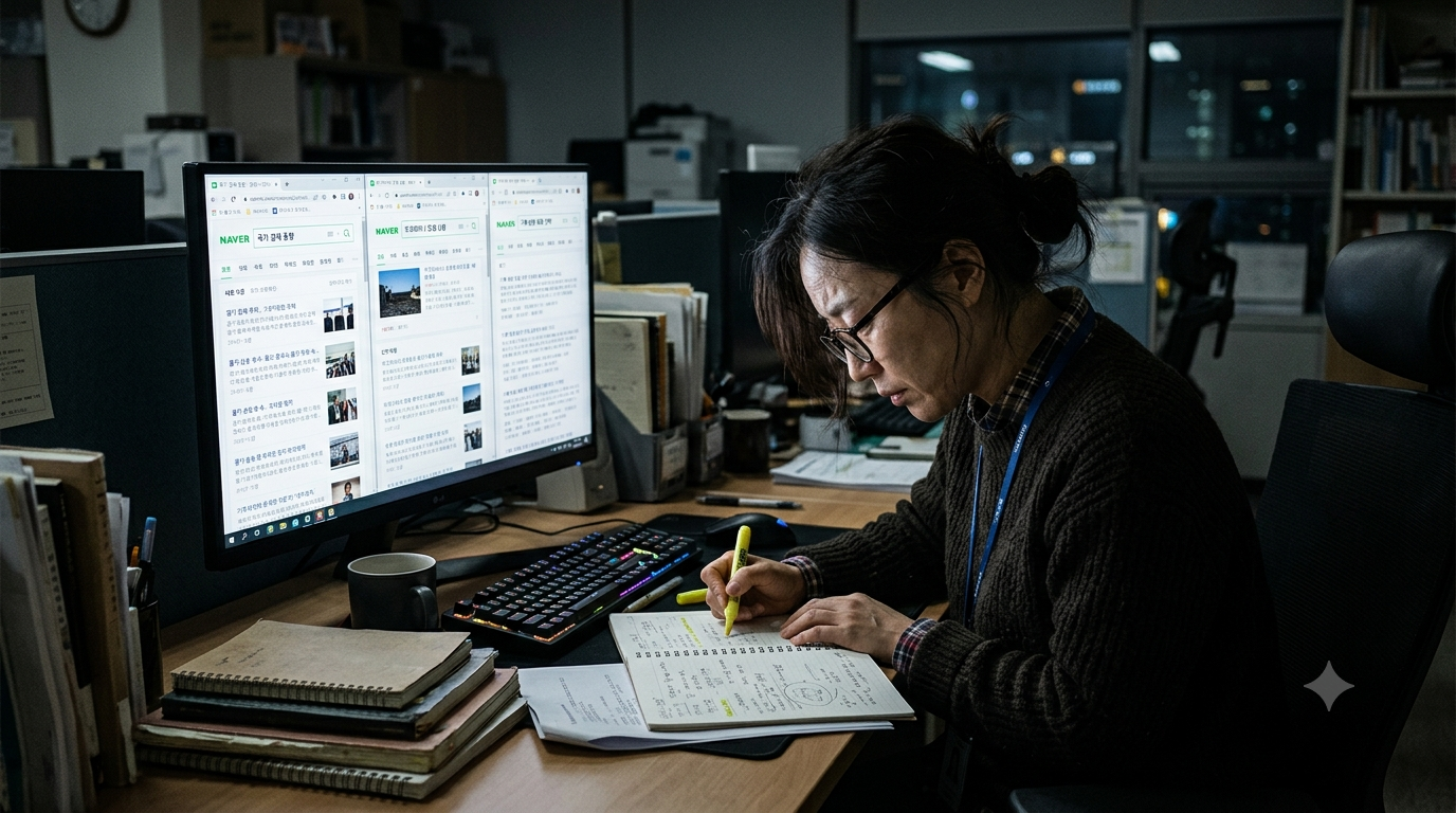 바이브코딩스쿨 수강 전, 매주 포털을 직접 돌아다니며 뉴스를 수기로 확인하던 비전공자 직장인